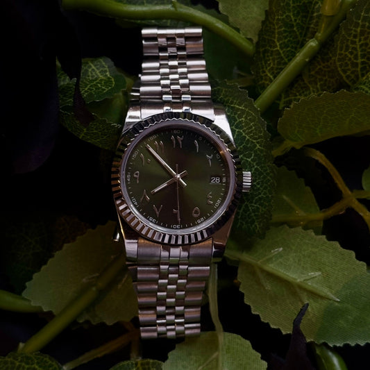 THE GRAPE - GREEN ARABIC DIAL